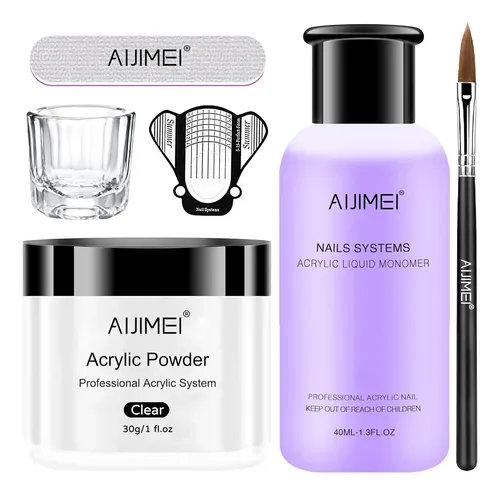 Kit De Uñas Acrílicas Profesional Aijimei Set A
