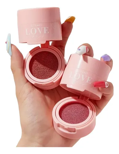 Rubor Liquido Blush Con Esponja Forma Corazon By Moc Allure Tono Del Maquillaje 01