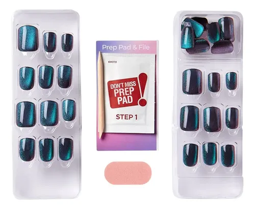Uñas Kiss Impress Original Instantáneas Colorfx Squoval New!