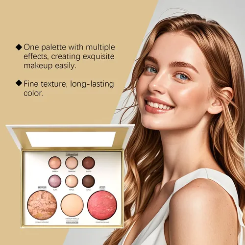 Paleta De Maquillaje Multiuso Amz Gold-tone