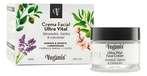 Veganis Crema Facial Ultra Vital Hidratación Y Luminosidad