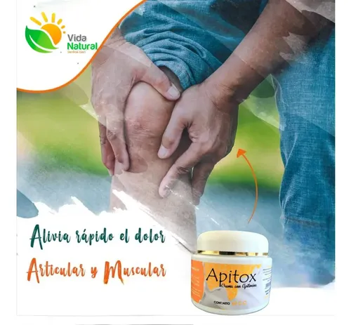 Crema Vudnat Apitox 60 Ml Alivio Artritis Reuma Golpes
