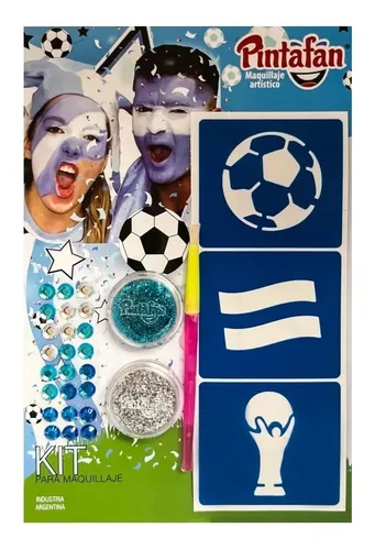 Maquillaje Artistico Argentina Mundial Bandera Pinta Cara