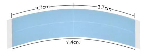 Cinta De Peluca Frontal De Encaje Invisible Adhesivo Azul
