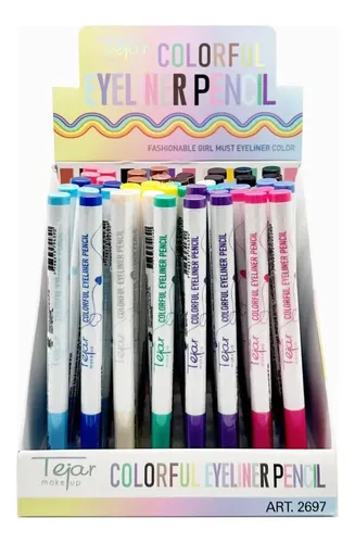 Delineador De Fibra De Colores