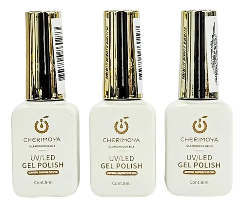 Esmalte Semipermanente Efecto Ojo De Gato Cherimoya 8ml