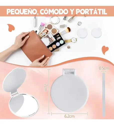 Piezas Espejos De Bolsillo, Mini Espejos De Mano Novo Modelo
