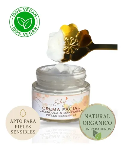Crema Natural Calendula Y Manzanilla Silay Piel Sensible