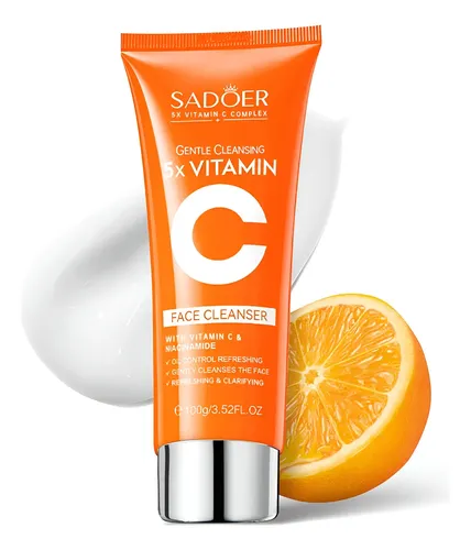 Limpiador Facial Skin Active 5x Con Vitamina C Sadoer