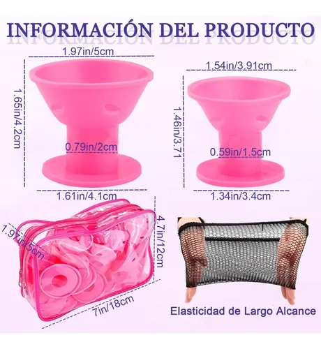 Rizos Sin Calor, Rulos Para Cabello Sin Calor De Suave,