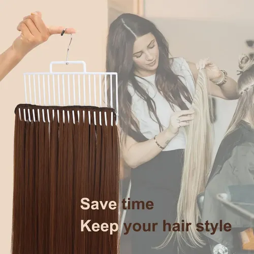 Estante Extensiones Cabello Soporte Para Extensiones De Pelo
