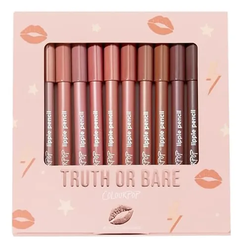 Lápiz Labial Colourpop Lippie Vault, 10 Unidades Con Alto Co