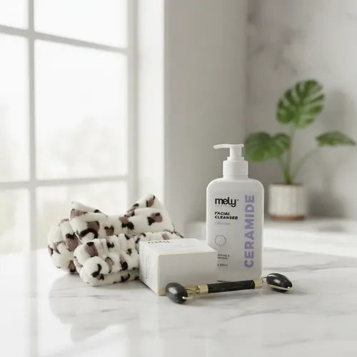 Set Skincare Rutina Facial Limpieza Vincha Moño Regalo Mujer