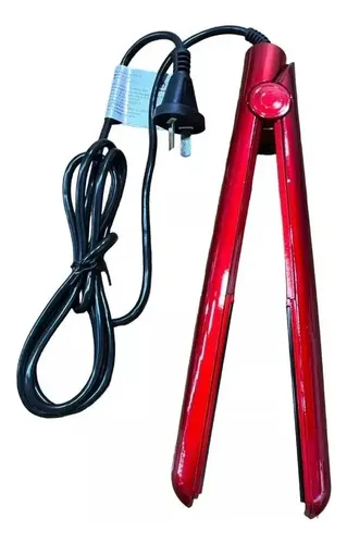 Plancha De Pelo Alisador De Cabello Profesional C/regulador Color Rojo