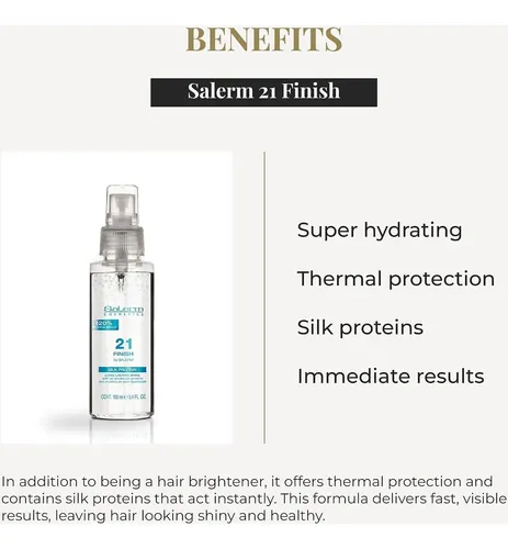 Spray Iluminador Salerm 21 Finish 100 Ml