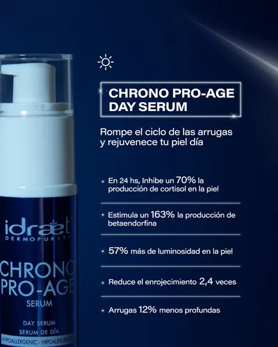 Sérum Facial Día Antiage Idraet Chrono Pro-age 30ml Madura Día