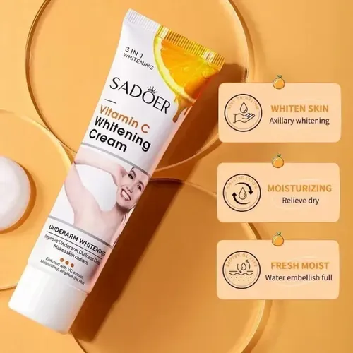 Sadoer Crema Blanqueadora Axilas Vitamina C Aclarante X 50 G