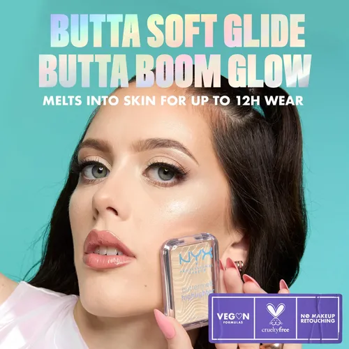 Iluminador Nyx Buttermelt 05 Bright And Butta Powder