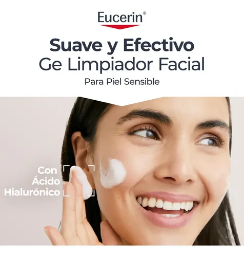 Gel Limpieza Facial Eucerin Dermatoclean Hyaluron 200ml. Normal Día/noche