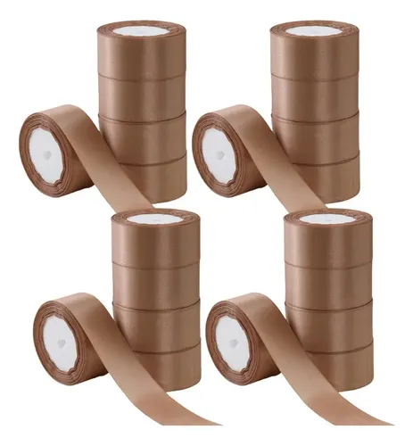 20 Rollos De Listón Decorativo De 4 Cm De Ancho, Largo 45 M