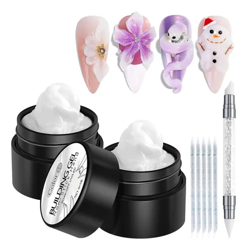 Fcozpjk Gel Constructor Sólido 3d 2 Piezas 5 G
