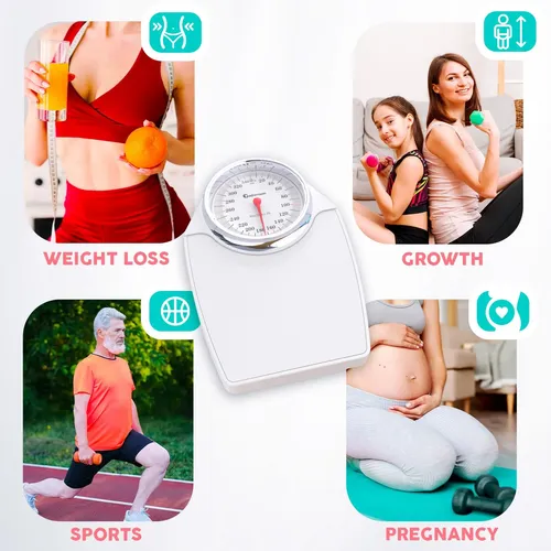 Balanza De Peso Corporal Adamson A24 Hasta 160kg Con Goma A