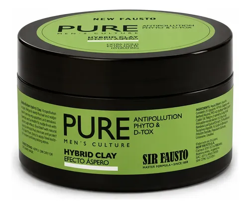 Sir Fausto Pure Hybrid Clay Cera Detox Áspero X 100ml
