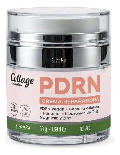 Crema Facial Reparadora Centella Línea Pdrn 50g Collage