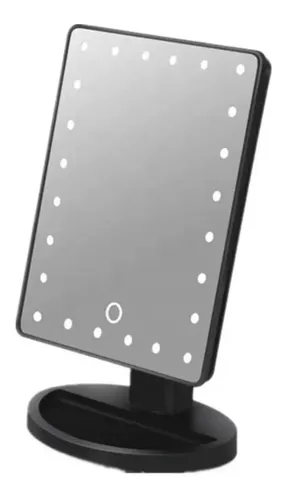 Espejo Led Maquillaje Touch Luz Pie Tactil Regulable 360