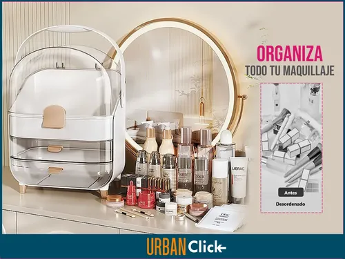 Organizador Porta Cosméticos Cajones Maquillaje Orden