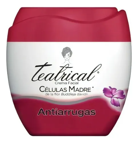 Crema Facial Antiarrugas Teatrical Células Madre día/noche para todo tipo de piel de 200g