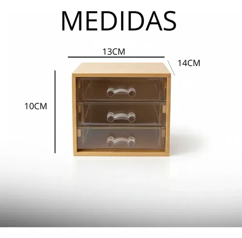 Organizador Acrilico Multiuso Bamboo Maquillaje Accesorios Estetico Pinterest Escritorio