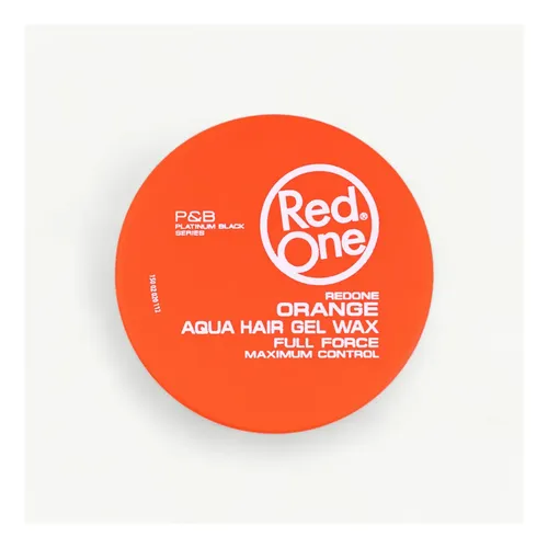 Red One Mini Aqua Hair Gel Wax Orange Fuerza Completa 50 Ml