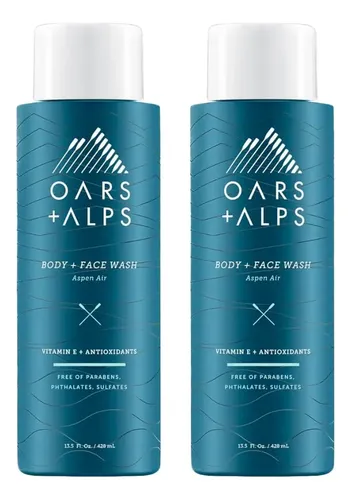 Jabón Hidratante Corporal Y Facial Oars + Alps Men, Paquete
