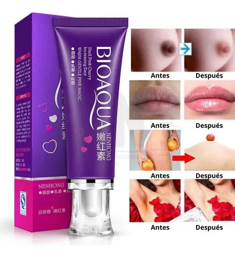Bioaqua Crema Aclarante Íntima con Fragancia a Rosas, Ilumina la Piel