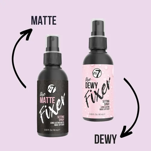 Spray Fijador Dual Para Maquillaje W7 The Fixer Duo