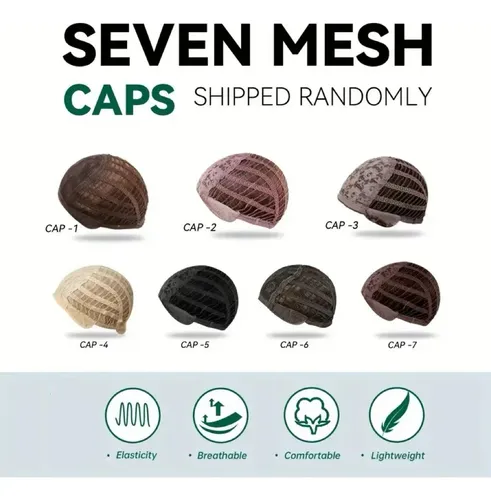 Peluca Negra Versátil Con Ondas Suaves Para Uso Diario Stylish Black M