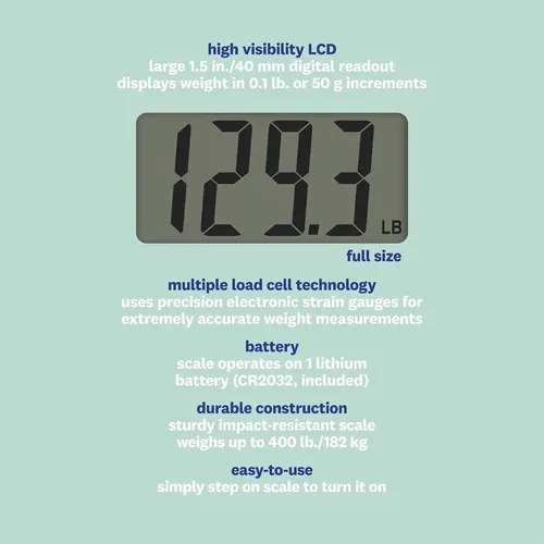 Báscula De Baño Digital Conair Weight Watchers Glass