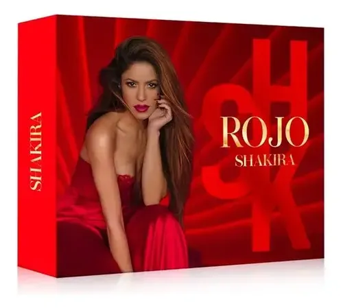 Set Shakira Rojo Edp 80ml Perfume Para Mujer + Deo 150ml