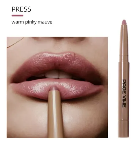 Delineador De Labios Nude C/peptidos, Punta Difuminadora