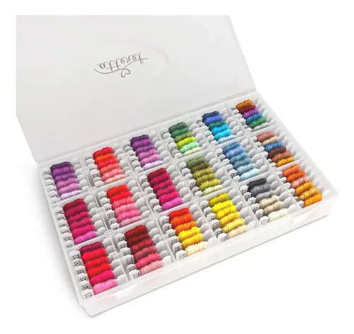 Kit De Hilo Dental Para Bordar Atteret De 108 Colores Para M