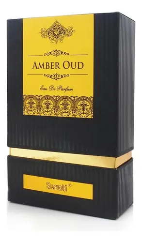 Perfumes Árabes Surrati Amber Oud Para Mujer, Eau De Parfum En Aerosol, 100 Ml (3.4 Oz), Exóticos Para Mujer
