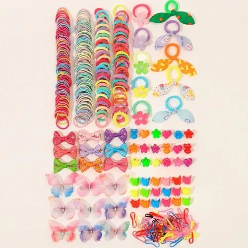 Juego De Pinzas Para El Cabello, Cintas, Corbatas, Accesorio