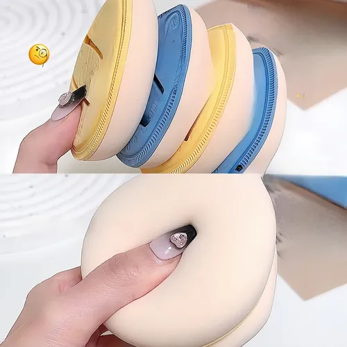 Esponja De Maquillaje Suave De Doble Uso, Herramienta De Bas
