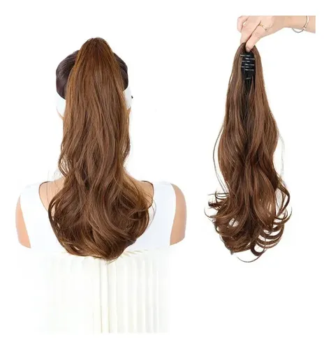 Extensiones De Cabello Con Forma De Cola De Caballo Ondulada