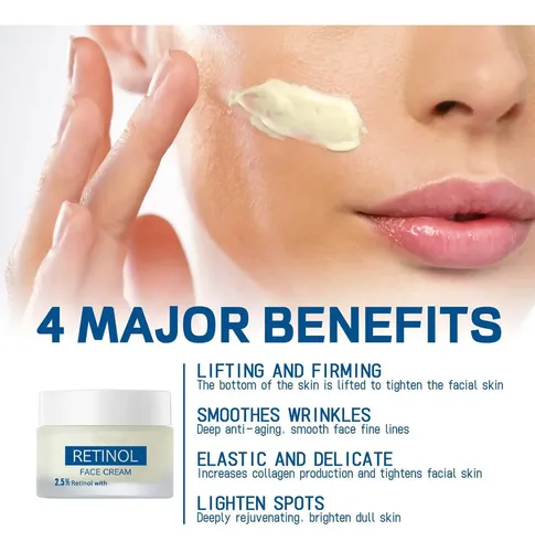 Crema Antienvejecimiento Con Retinol Que Reduce Las Líneas D Día/noche