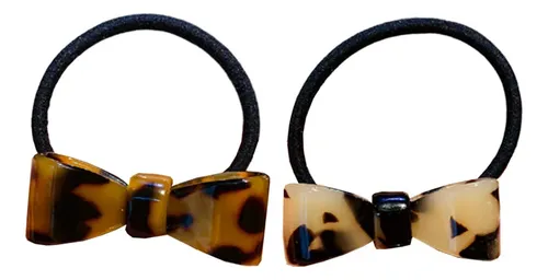 ..2 Cintas Para El Pelo A La Moda Con Forma De Lazo De Leopardo
