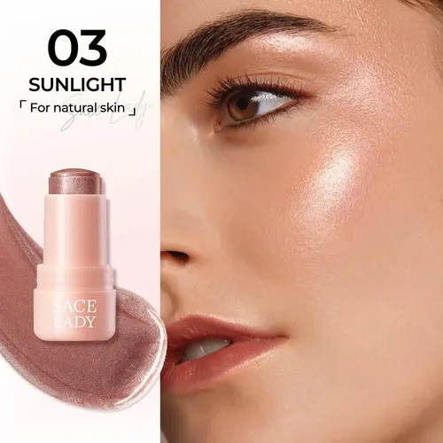 Sace Lady Jelly, Iluminador En Barra, Maquillaje Multiuso