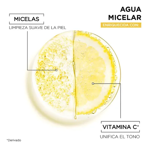 Agua Micelar Con Vitamina C 400 Ml