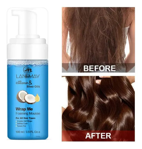 Mousse Para Peinar El Cabello, Espuma, Pelo Rizado, Para Pei